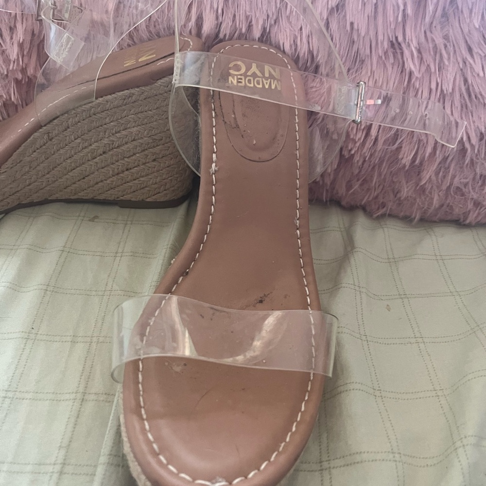 COPY - Clear strap wedges
